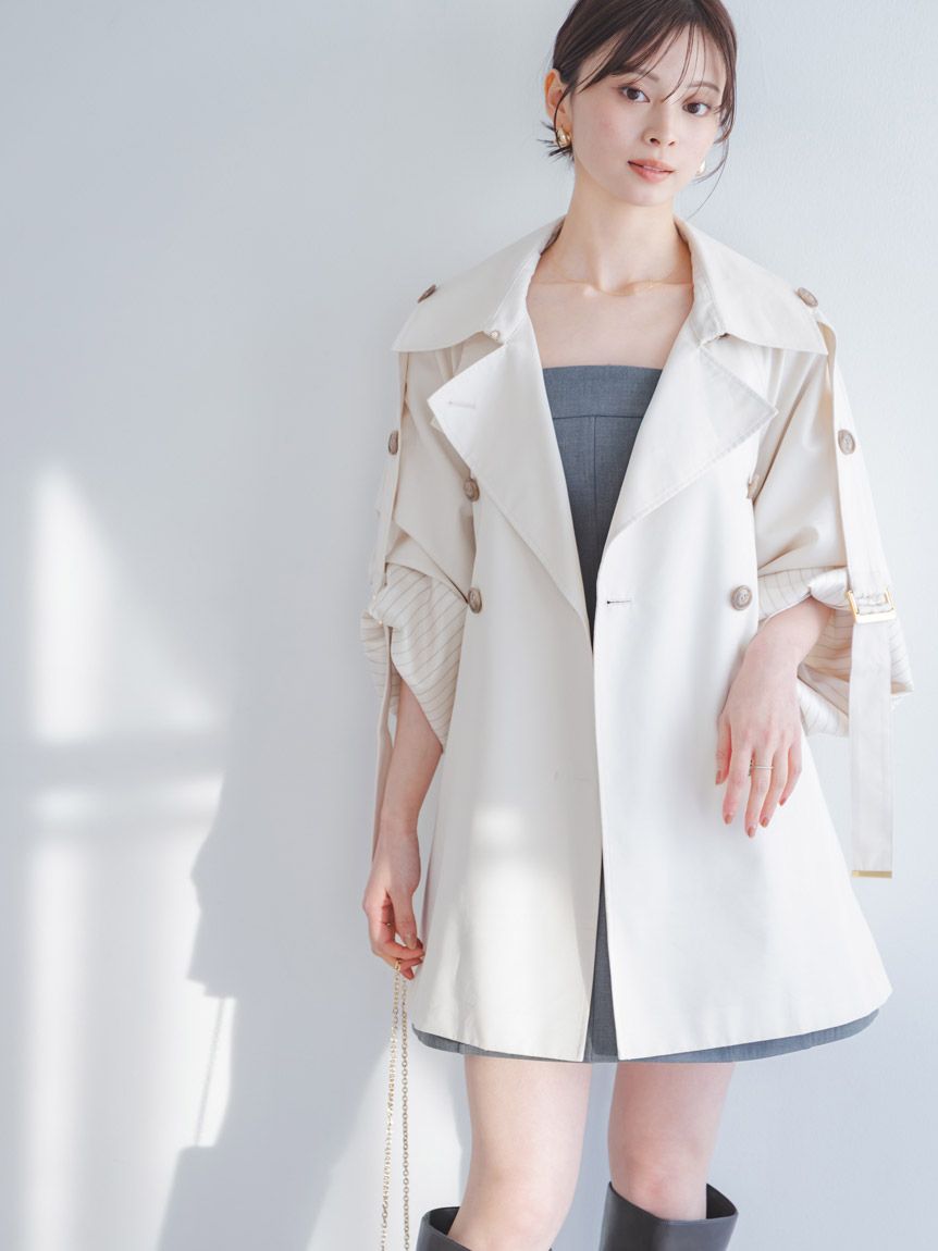 中長版風衣外套 SWFC261129