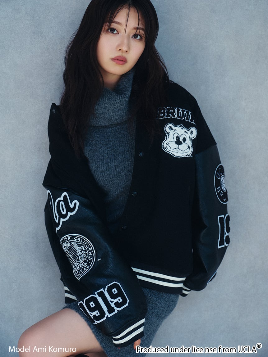 【UCLA/NUTMEG】聯名學院風棒球外套 SWFJ254158
