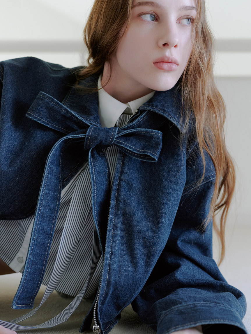 打摺氣球輪廓短外套 SWFJ261132