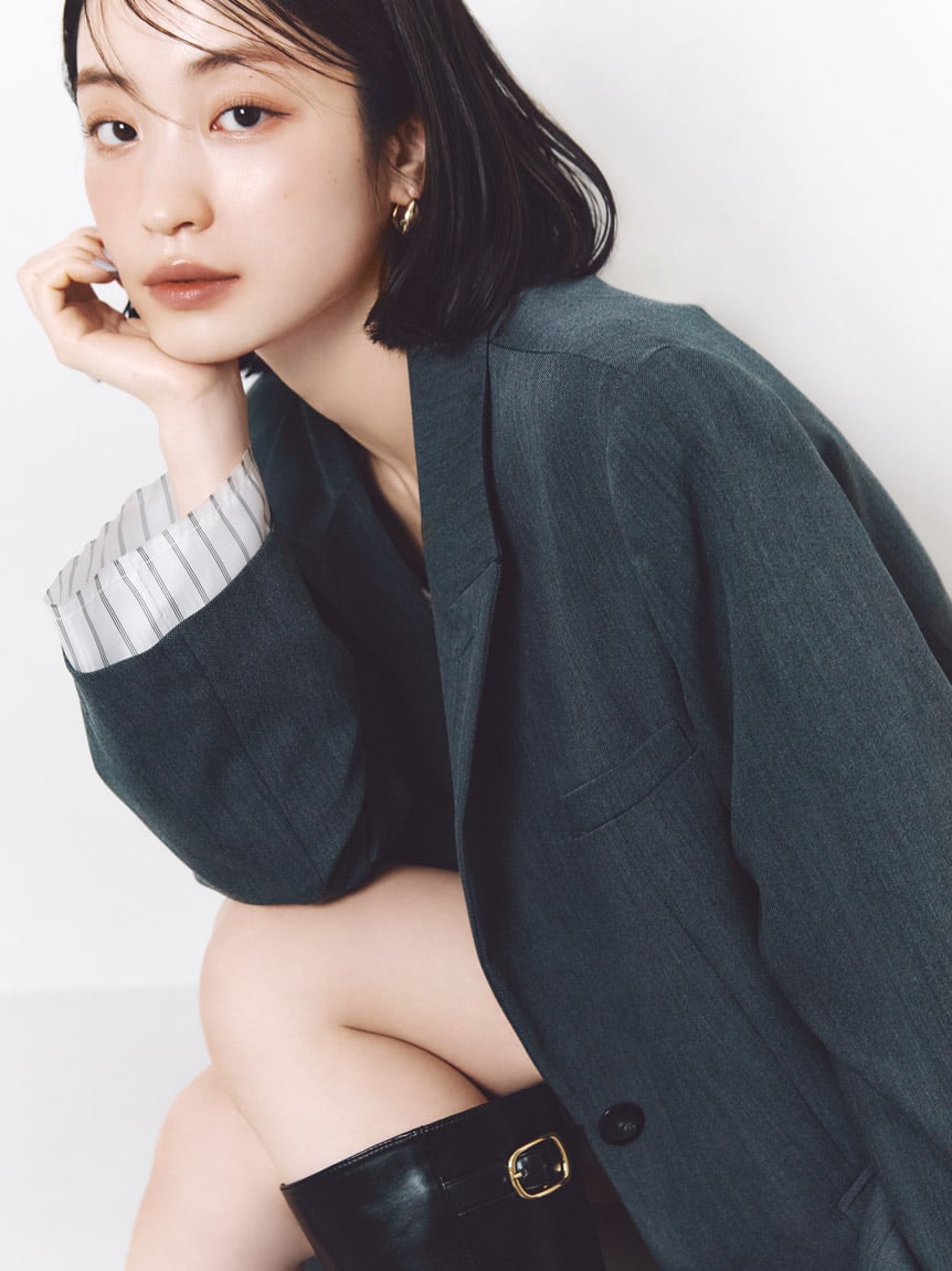 寬版西裝外套 SWFJ261134