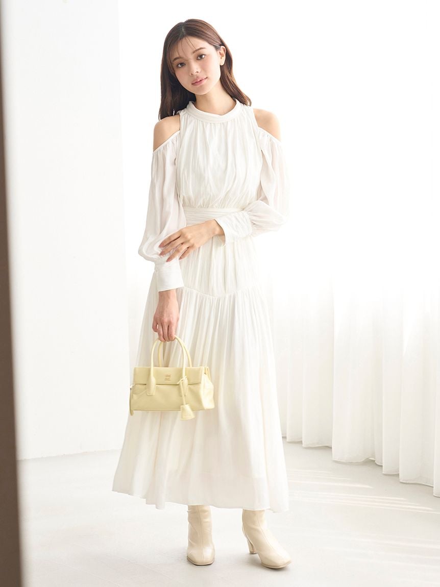 露肩連身裙 SWFO261040