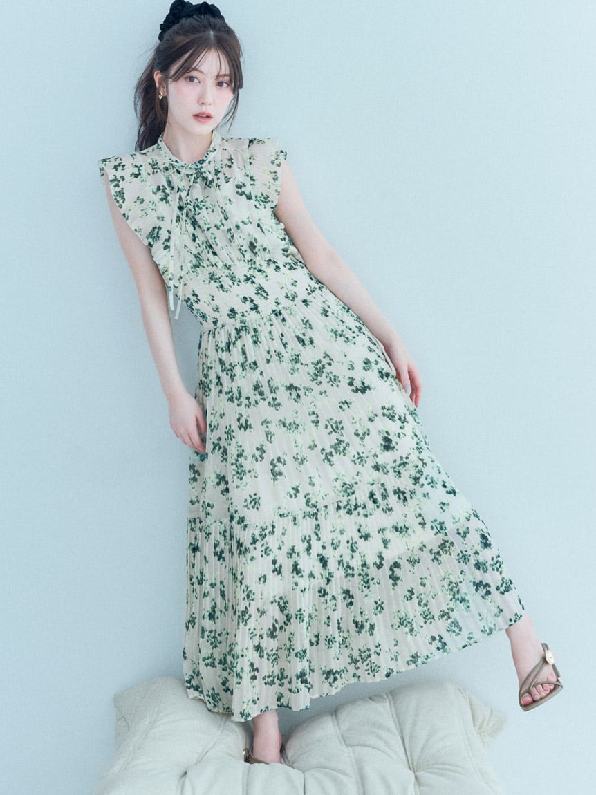 Sustainable荷葉邊連身裙 SWFO261069