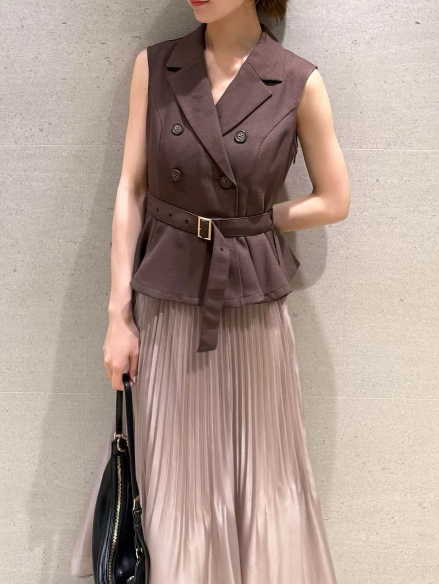拼接馬甲背心連身裙 SWFO264135