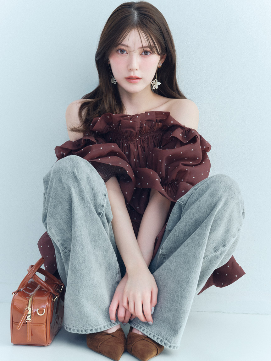 直筒牛仔長褲 SWFP261223