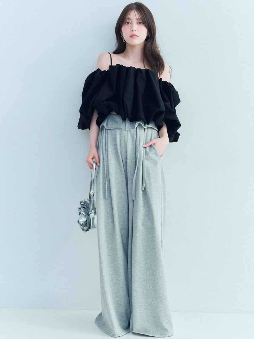 腰部造型寬褲 SWFP261233