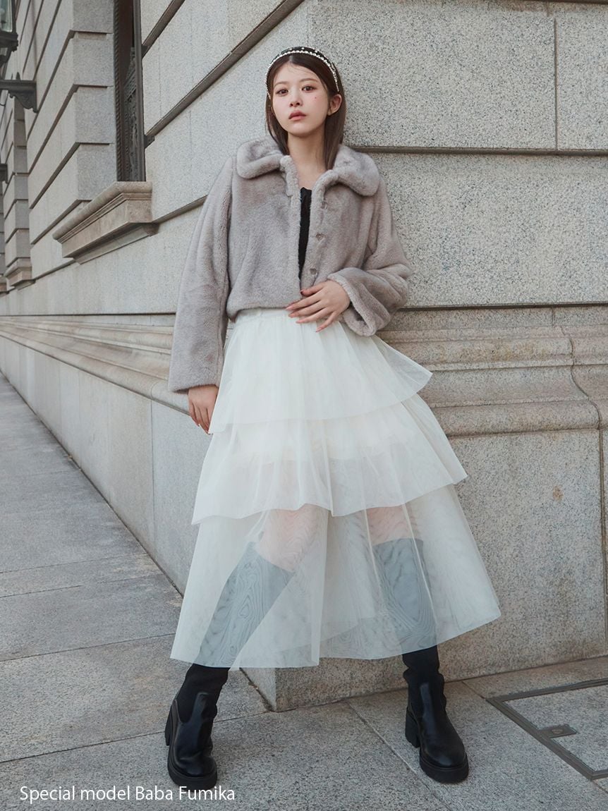 薄紗澎裙 SWFS255155