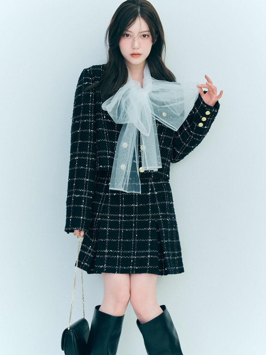 粗花呢半身裙 SWFS261083