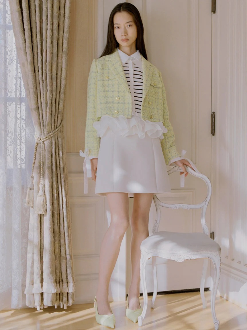 結構感短裙 SWFS261242