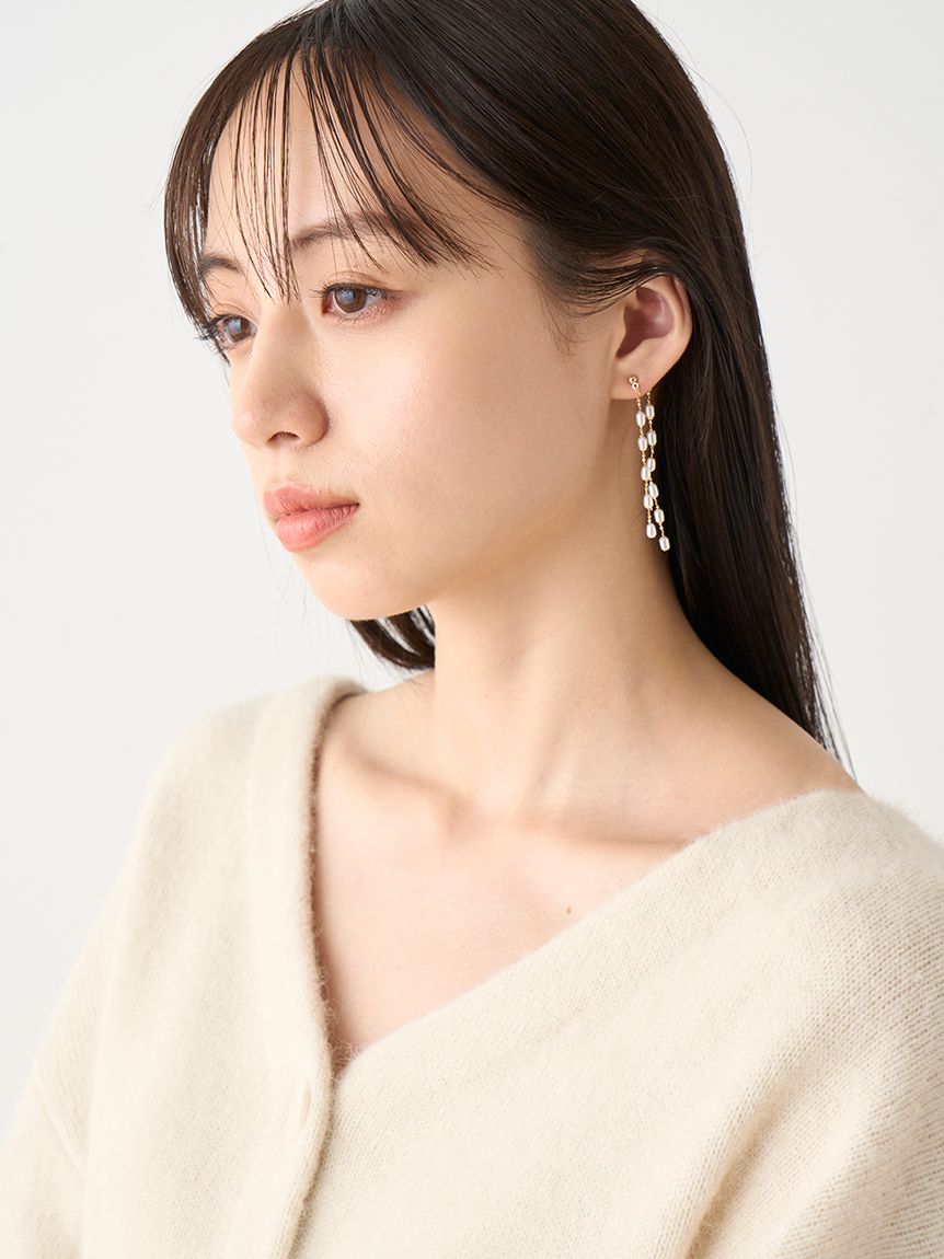 樹脂珍珠設計耳環(3款) SWGA234641