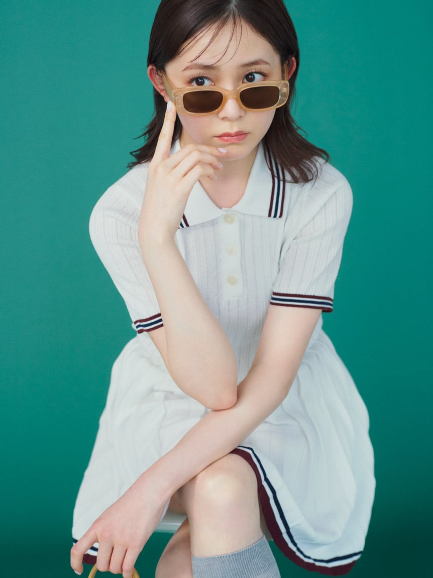 LACOSTE／經典風格休閒百褶裙 SWNS252153