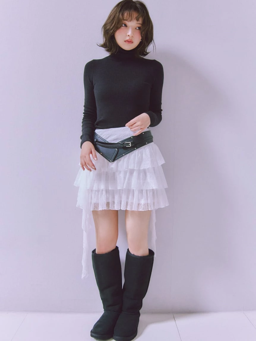 【WARM】THERMO TECH高領針織上衣 SWNT264184
