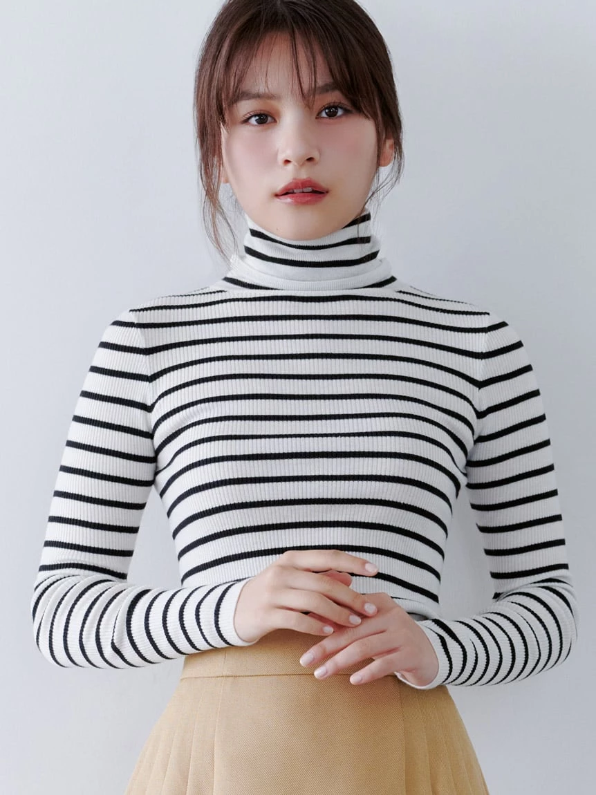 【WARM】THERMO TECH高領針織上衣 SWNT264184